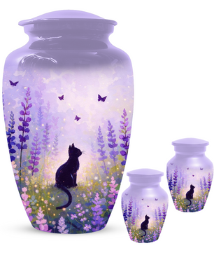 Cat Urn for Mom | Beautiful Cat Cremation  Large Urn for Mother|Funeral Urn for Human Ashes