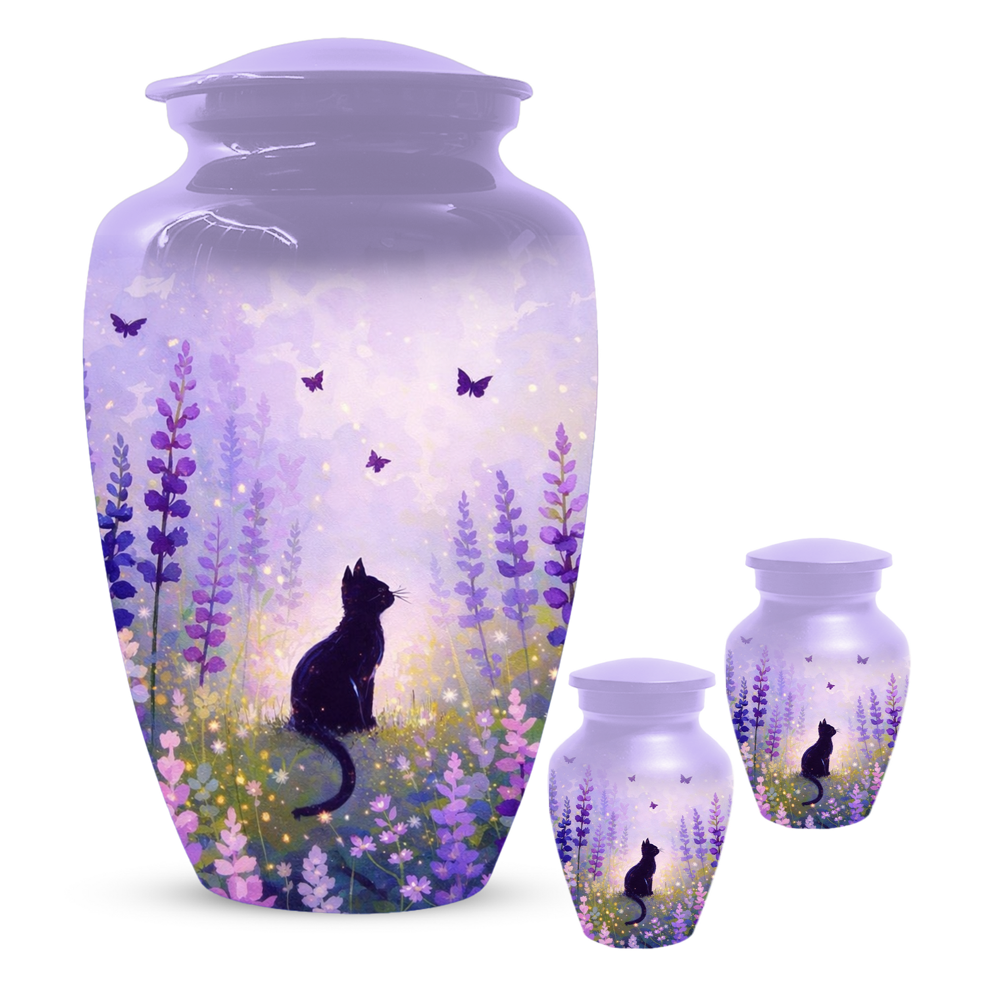 Cat Urn for Mom | Beautiful Cat Cremation  Large Urn for Mother|Funeral Urn for Human Ashes