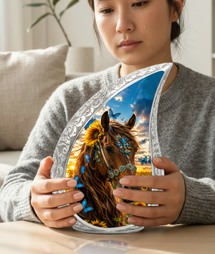 Horse Urn for Human Ashes – Adult Cremation Urn for Horse Lovers