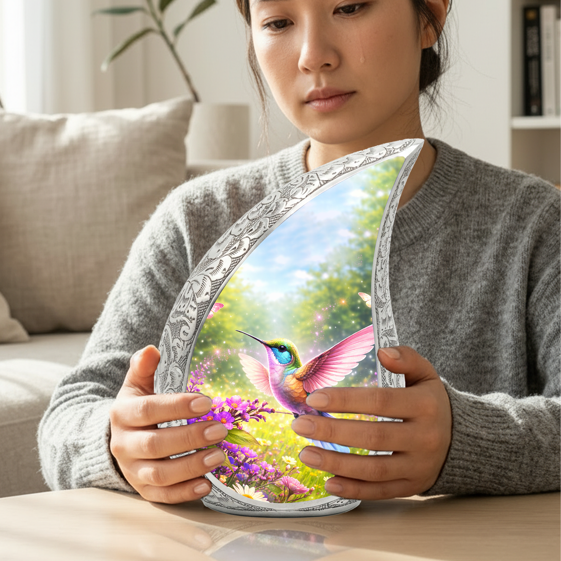 Hummingbird Urn for Mom | Hummingbird Urn for Human Ashes