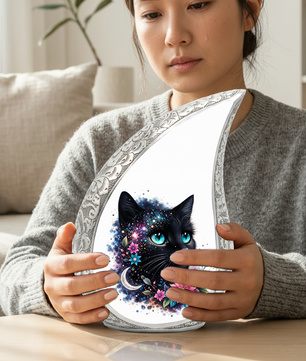 Personalized Cat Urn, Custom Pet Urn for Cat, Cat Urns for Ashes