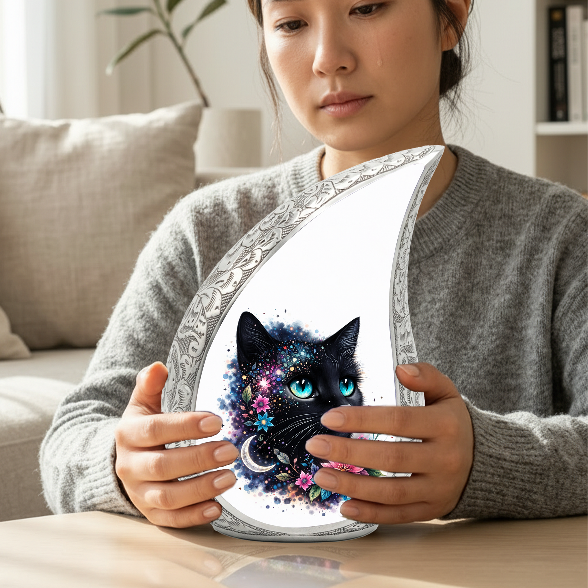 Personalized Cat Urn, Custom Pet Urn for Cat, Cat Urns for Ashes