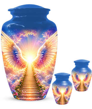 Angel Wings Urn for Ashes  Heavenly  Memorial Keepsake for Mom