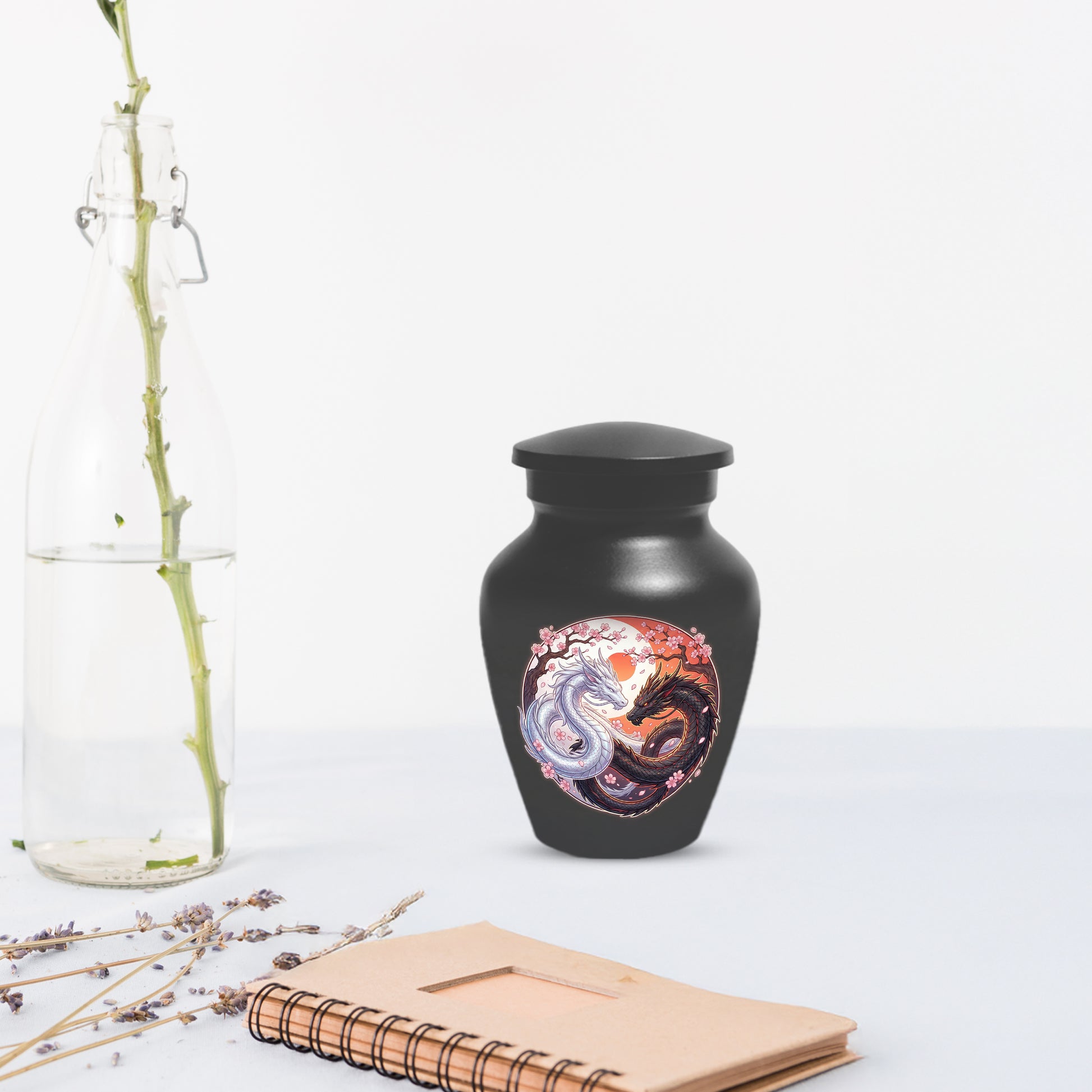 Yin Yang Dragon Urn – Custom Dragon Cremation Urns for Ashes|  Memorial Keepsake for Mom &Dad