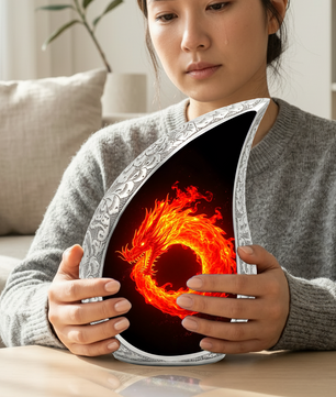 Dragon Memorial Urn for Dad | Adult Cremation Urn for Ashes