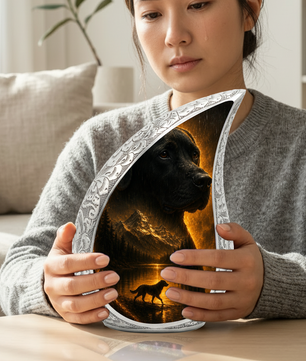 Dog Urn for Human Ashes | Beautiful Dog Memorial Adult Cremation Urn