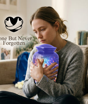 Mermaid Urn for Mom- Ocean Memorial Cremation Large Urn For Female