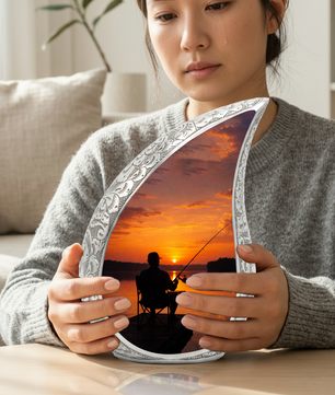 Fishing Urn for Dad | Gone Fishing Cremation Urn for Male Ashes,