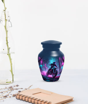 Dirt Bike Urn for Ashes - Personalized Motocross Memorial for Dad | Motorcycle Cremation Urns for Father
