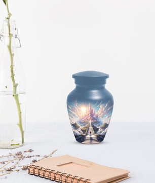 Heaven Stairway Urn for Mom – Custom Angel Memorial Cremation Urn for Ashes