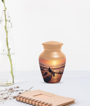 Beautiful Fishing Urn for Dad | Gone Fishing Cremation Urn for Adult & Male Ashes