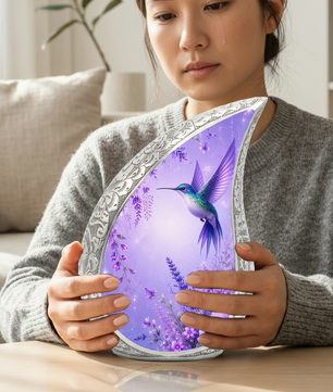Hummingbird Urn for Human Ashes | Beautiful Hummingbird Adult Cremation Urn