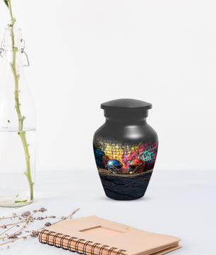 Football Helmet Urn for Dad – Custom Sports Cremation Urn for Ashes
