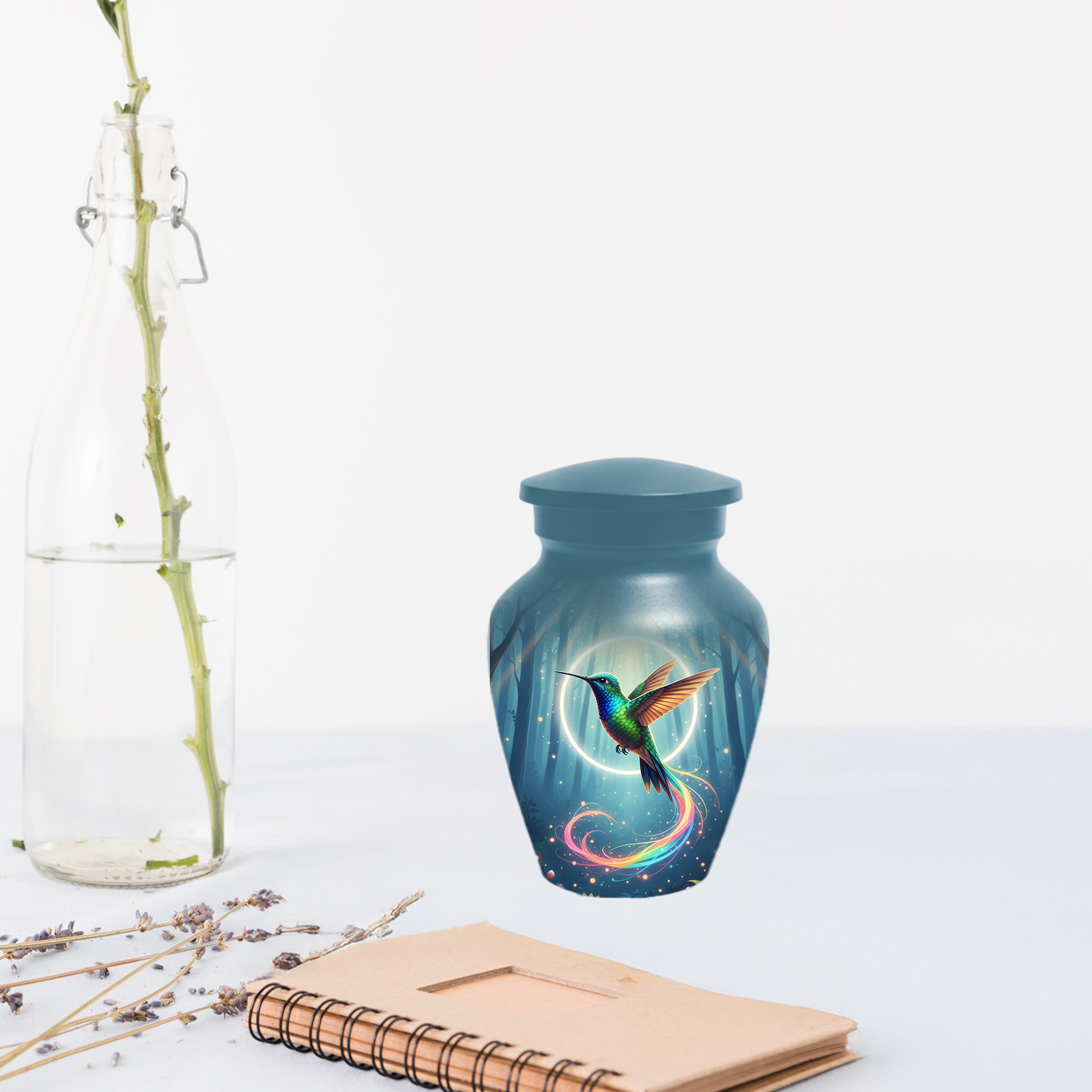 Personalized Hummingbird Urn for Mom | Custom Cremation Urn