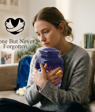 Tree of Life Urn for Mom- Purple Moon Memorial Large Urn|Adult Female Cremation Urn