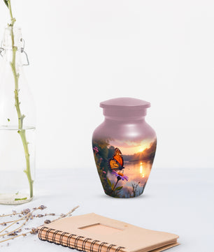 Butterfly Sunshine Urn for Human Ashes | Butterfly Sunrise Cremation Urn