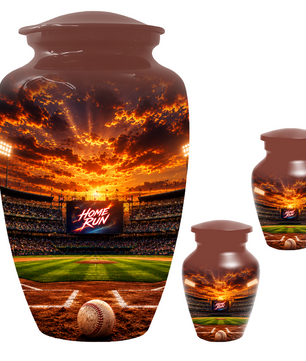 Baseball Memorial Urn for Dad - Personalized Cremation Urns for Ashes