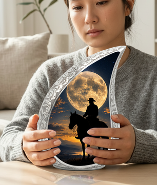 Cowboy Urn for Human Ashes | Western Cremation Urn for Men, Dad, Father & Cowboy Memorial