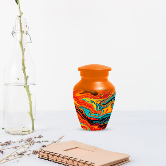 Abstract Art Cremation Urn for Ashes – Custom Colorful Memorial Urns for Men & Women