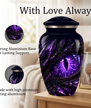 Dragon Eye Cremation Urn for Ashes | Personalized Dragon Urn | Fantasy Adult Memorial Urn