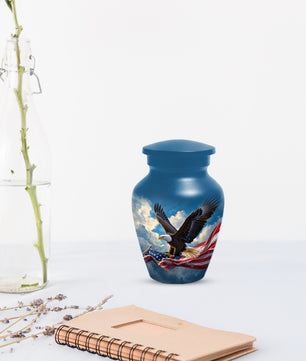 Flying Eagle Urn for Human Ashes | Adult Cremation Urn | Premium Funeral Urn for Adult Ashes