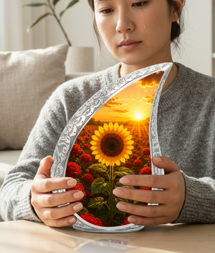 Sunflower Urn for Mom | Beautiful Cremation Urn for Women & Ashes