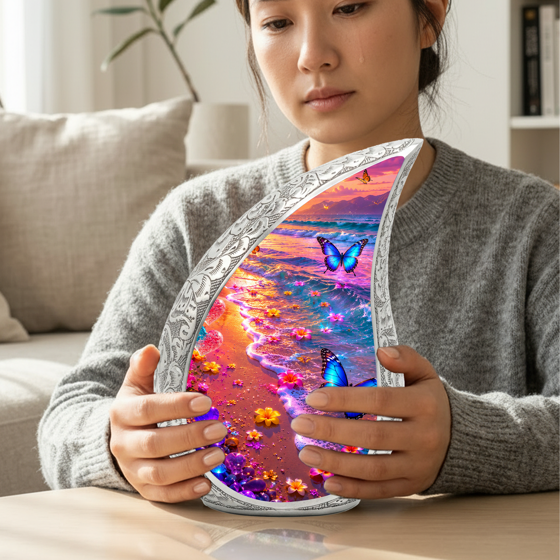Butterfly Urn for Mom – Personalized Butterfly Urn for Ashes | Beautiful Cremation Urns for Women