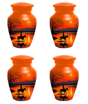 Cowboy Urn for Ashes | Western Cremation Urn for Dad