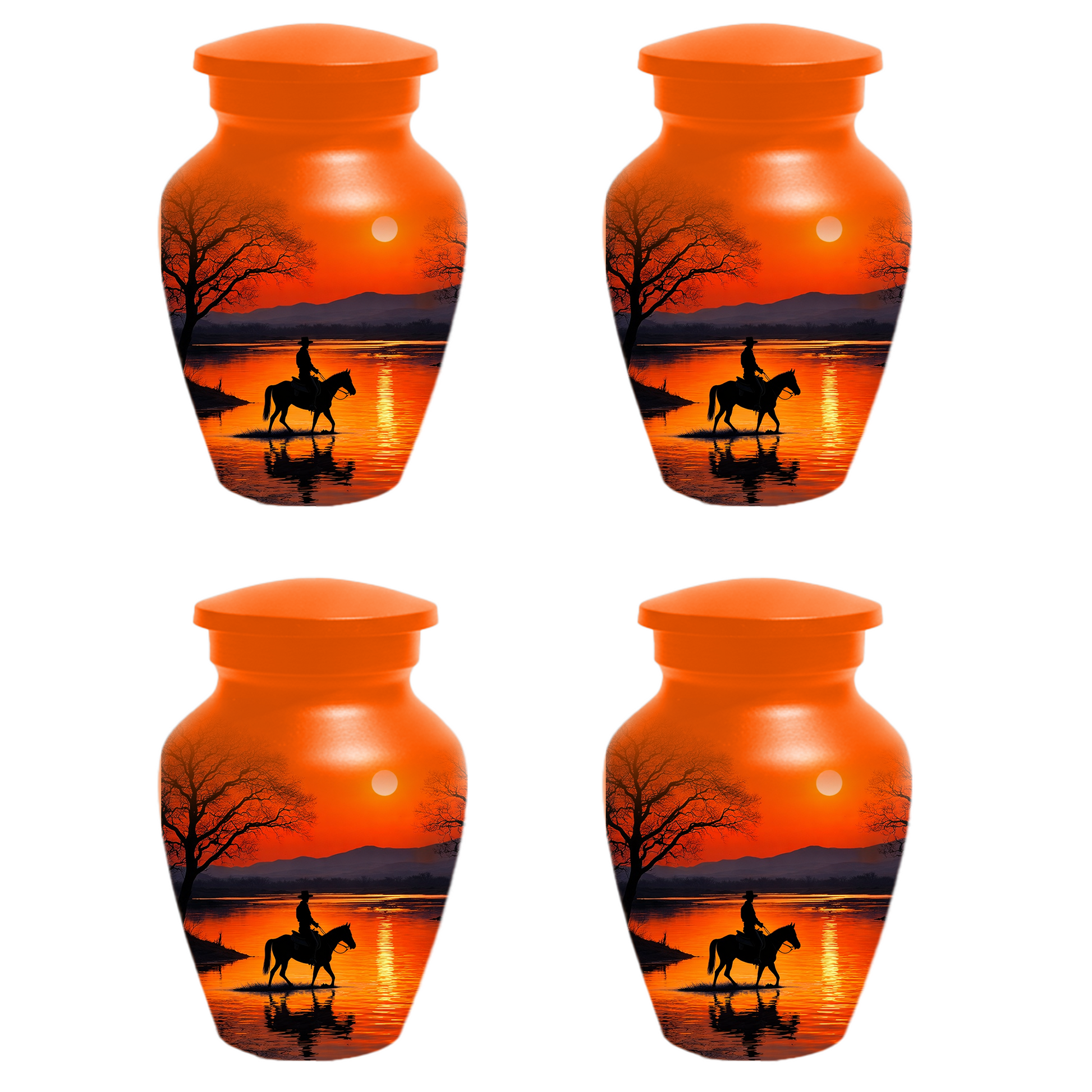 Cowboy Urn for Ashes | Western Cremation Urn for Dad