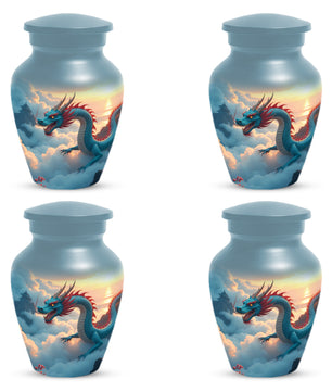 Celestial Sky Dragon Urn for Adult Ashes – Fantasy Dragon Adult Cremation Urn |  Memorial Urn