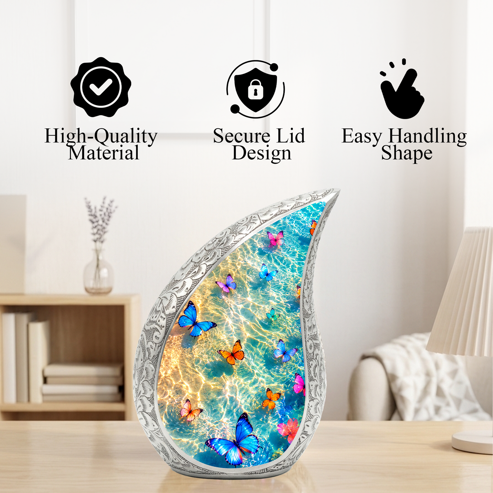 Butterfly Urn for Ashes | Butterfly Urns for Human Ashes, Adult Urn, Butterfly Adult Cremation Urn