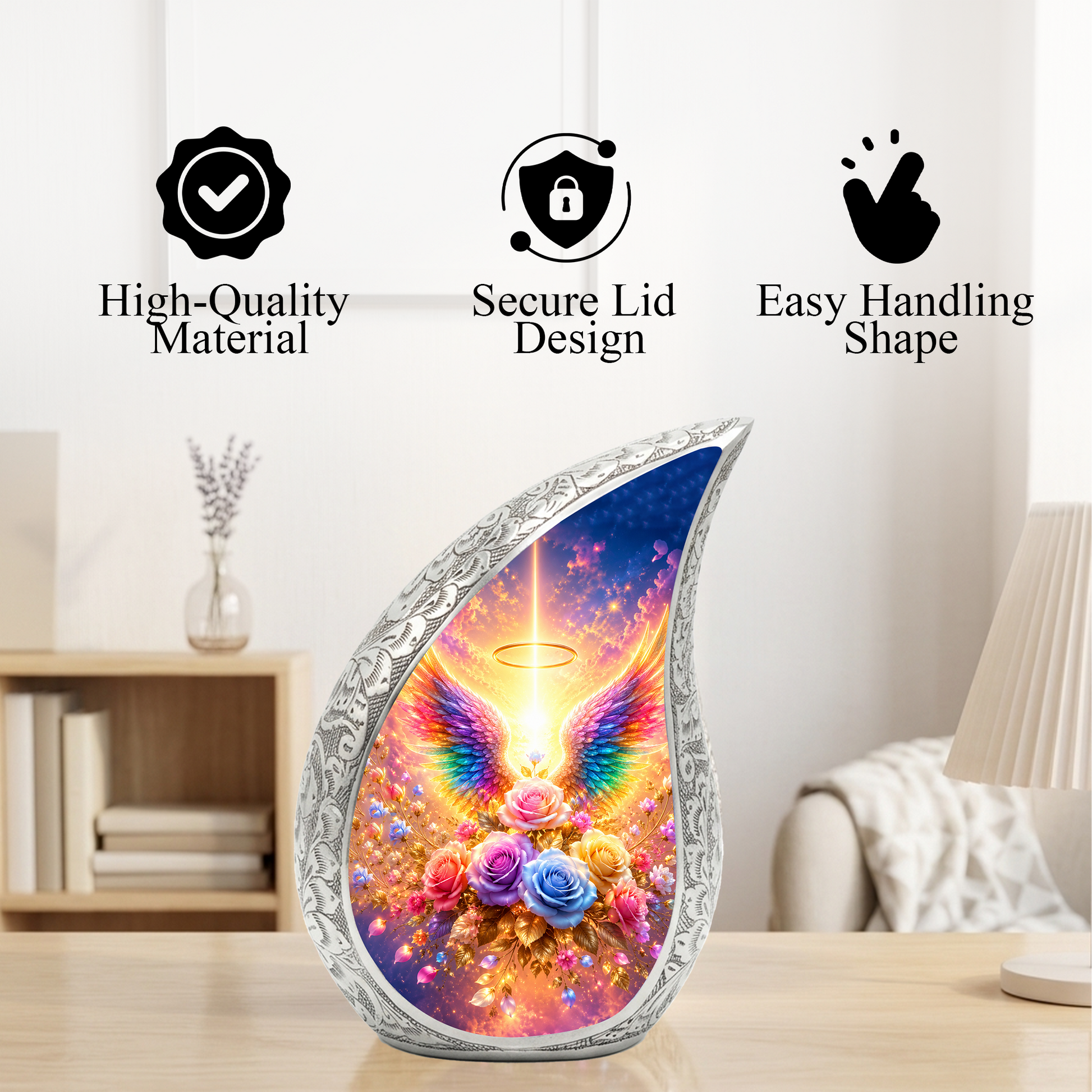 Angel Wing Urn for Adult Ashes | Elegant Adult Cremation Urn | Urns for Adult Ashes