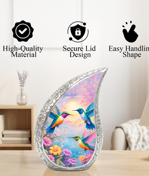 Hummingbird Adult Urn for Human Ashes – Premium Hummingbird Cremation Urn