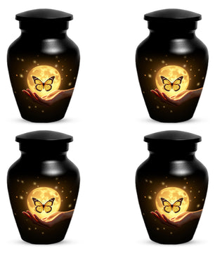 Beautiful Moon Butterfly Urn for Human Ashes | Moonlight Butterfly Cremation Urn