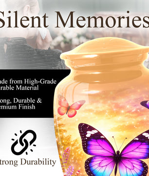 Personalized Butterfly Urn for Mom – Butterfly Large  Urns for Human Ashes
