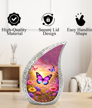Butterfly Adult Urn for Human Ashes – Premium Butterfly Cremation Urn