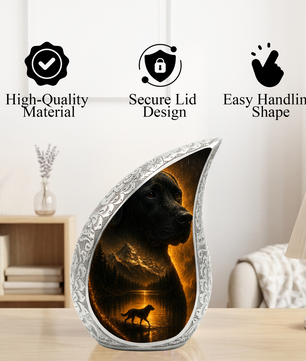 Dog Urn for Human Ashes | Beautiful Dog Memorial Adult Cremation Urn
