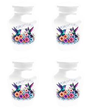 Personalized Hummingbird Cremation Urn for Human Ashes | Custom Adult Urn
