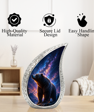 Bear Mountain Adult Urn for Human Ashes – Wildlife Adult Cremation Urn