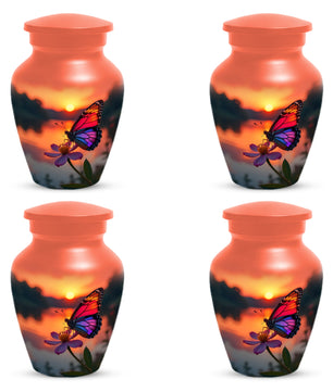 Butterfly Sunset Urn for Human Ashes | Butterfly Sunset Cremation Urn