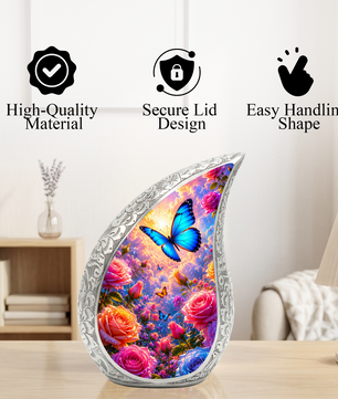 Butterfly Urn for Mom | Beautiful Butterfly Urn for Human Ashes
