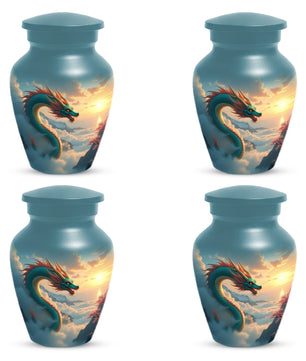 Celestial Sky Dragon Urn for Adult Ashes – Fantasy Adult Cremation Urn | Dragon Adult Urns for Ashes
