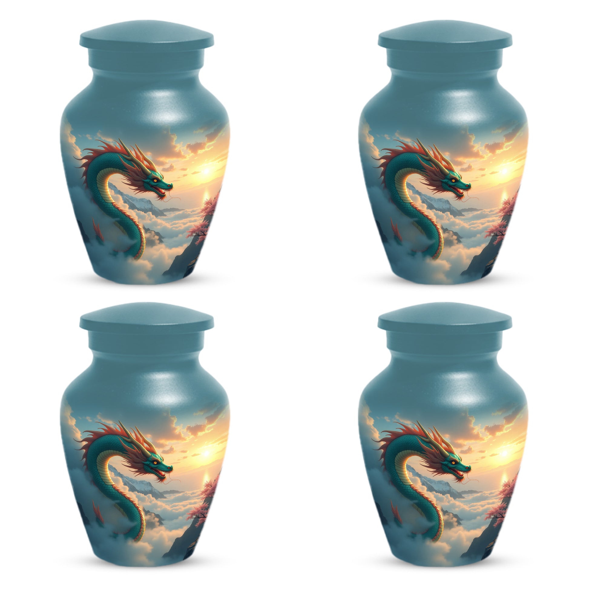 Celestial Sky Dragon Urn for Adult Ashes – Fantasy Adult Cremation Urn | Dragon Adult Urns for Ashes