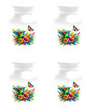 Personalized Hummingbird Cremation Urn for Human Ashes