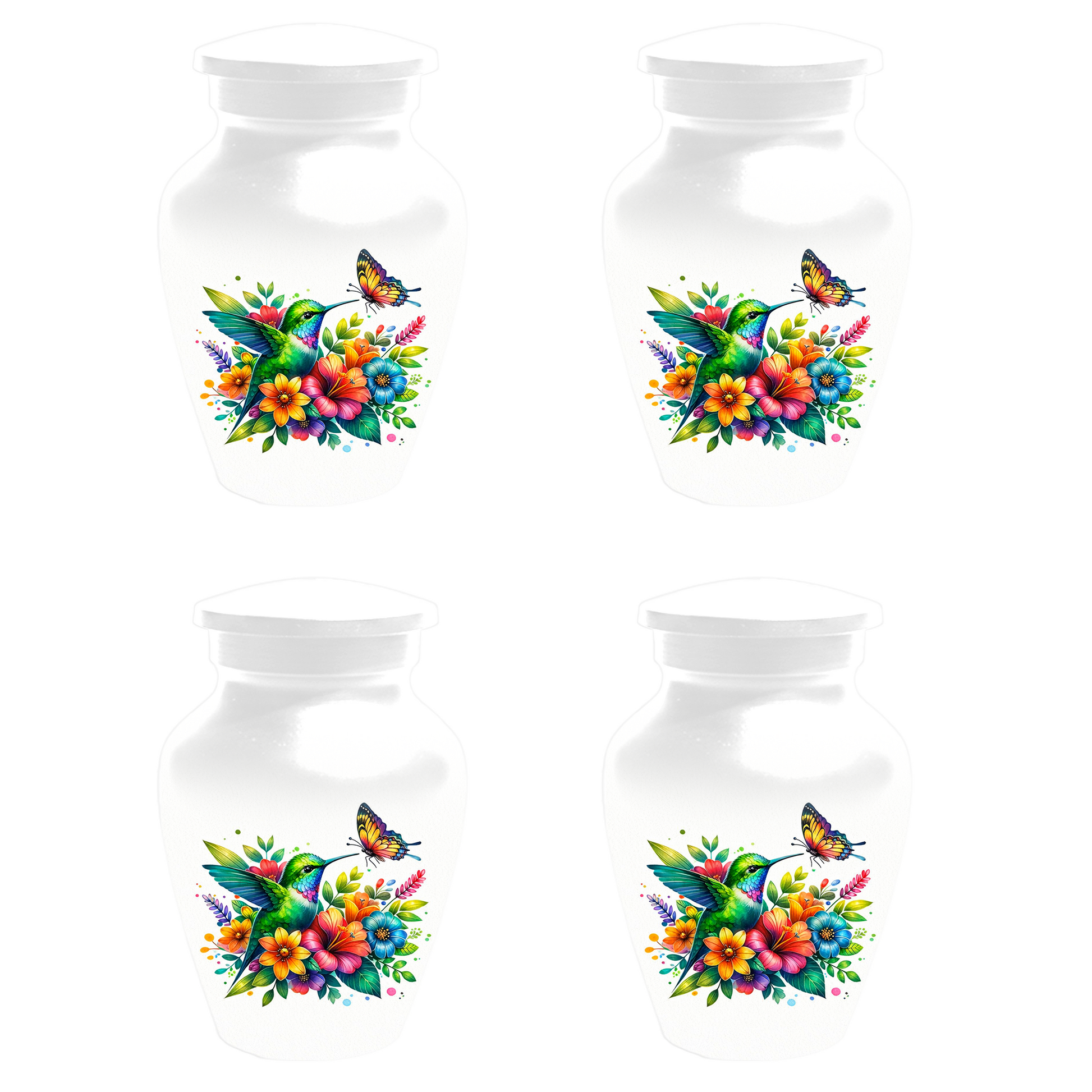 Personalized Hummingbird Cremation Urn for Human Ashes
