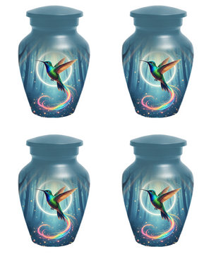 Personalized Hummingbird Urn for Mom | Custom Cremation Urn