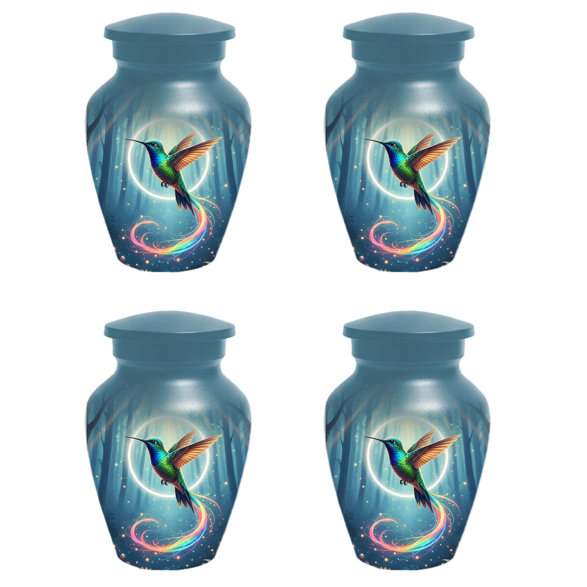 Personalized Hummingbird Urn for Mom | Custom Cremation Urn