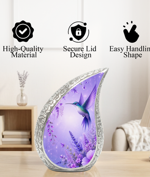 Hummingbird Urn for Human Ashes | Beautiful Hummingbird Adult Cremation Urn
