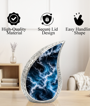 Beach Urn for Ashes, Ocean Wave Cremation Urn,Beautiful Ocean Keepsake Urn