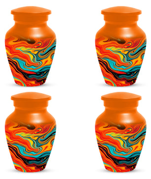 Abstract Art Cremation Urn for Ashes – Custom Colorful Memorial Urns for Men & Women